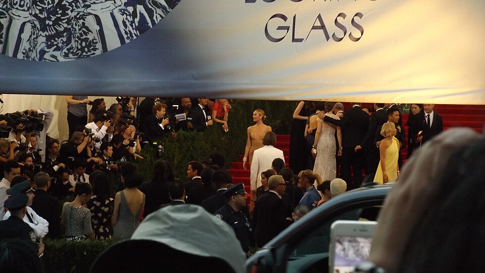 Guests arriving at the Met Gala at the Metropolitan Museum of Art