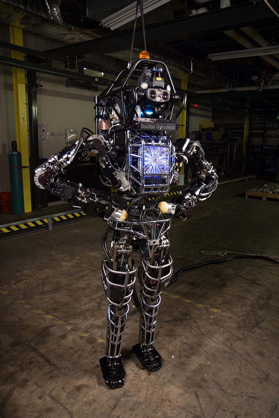 Atlas robot during field testing