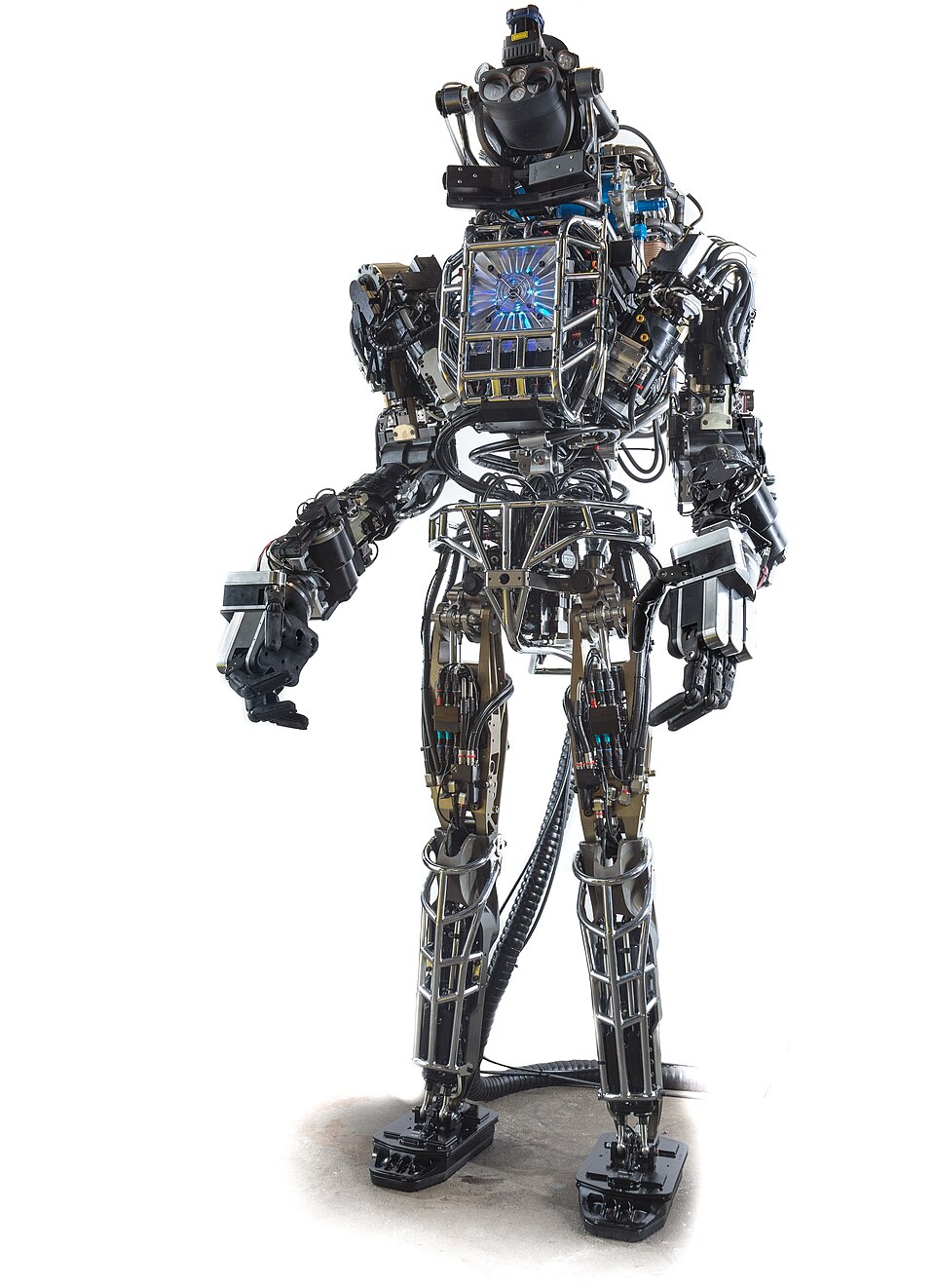 Boston Dynamics Atlas humanoid robot, front view