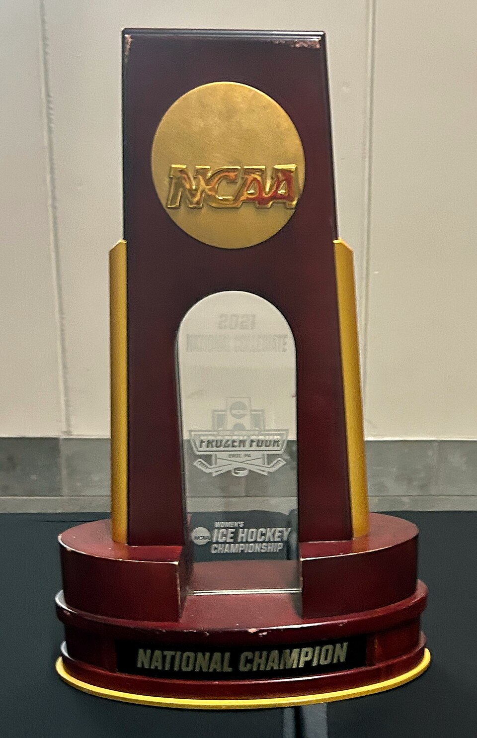 Women's ice hockey championship trophy