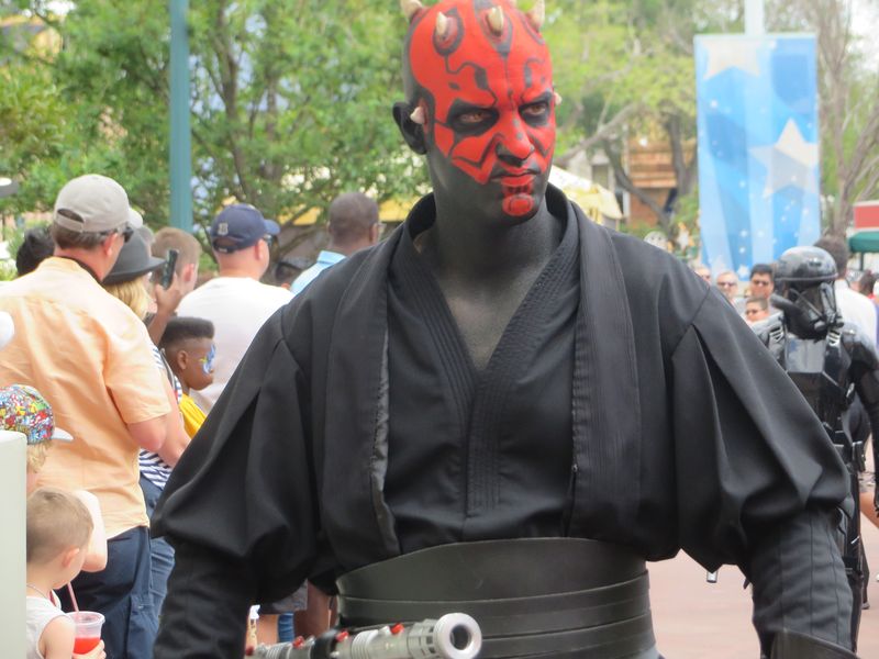 Star Wars live performance featuring Darth Maul