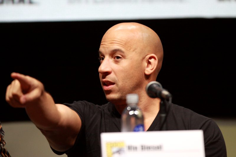 Vin Diesel at a press event